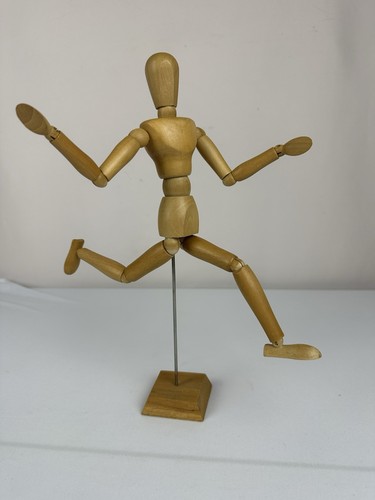 Vintage wooden artist - vintage,
