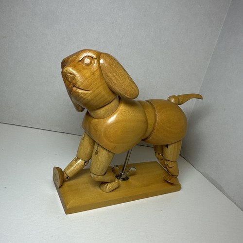 Wood dog artists articulated - wood,