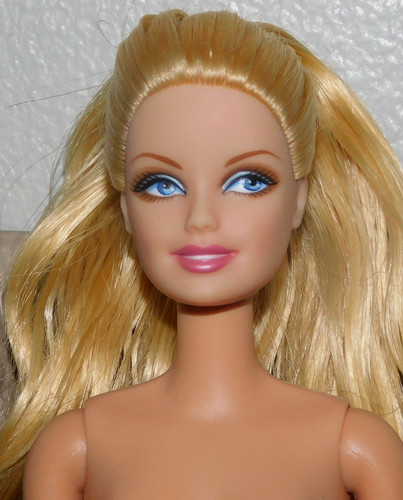 Barbie hybrid doll model face - barbie,